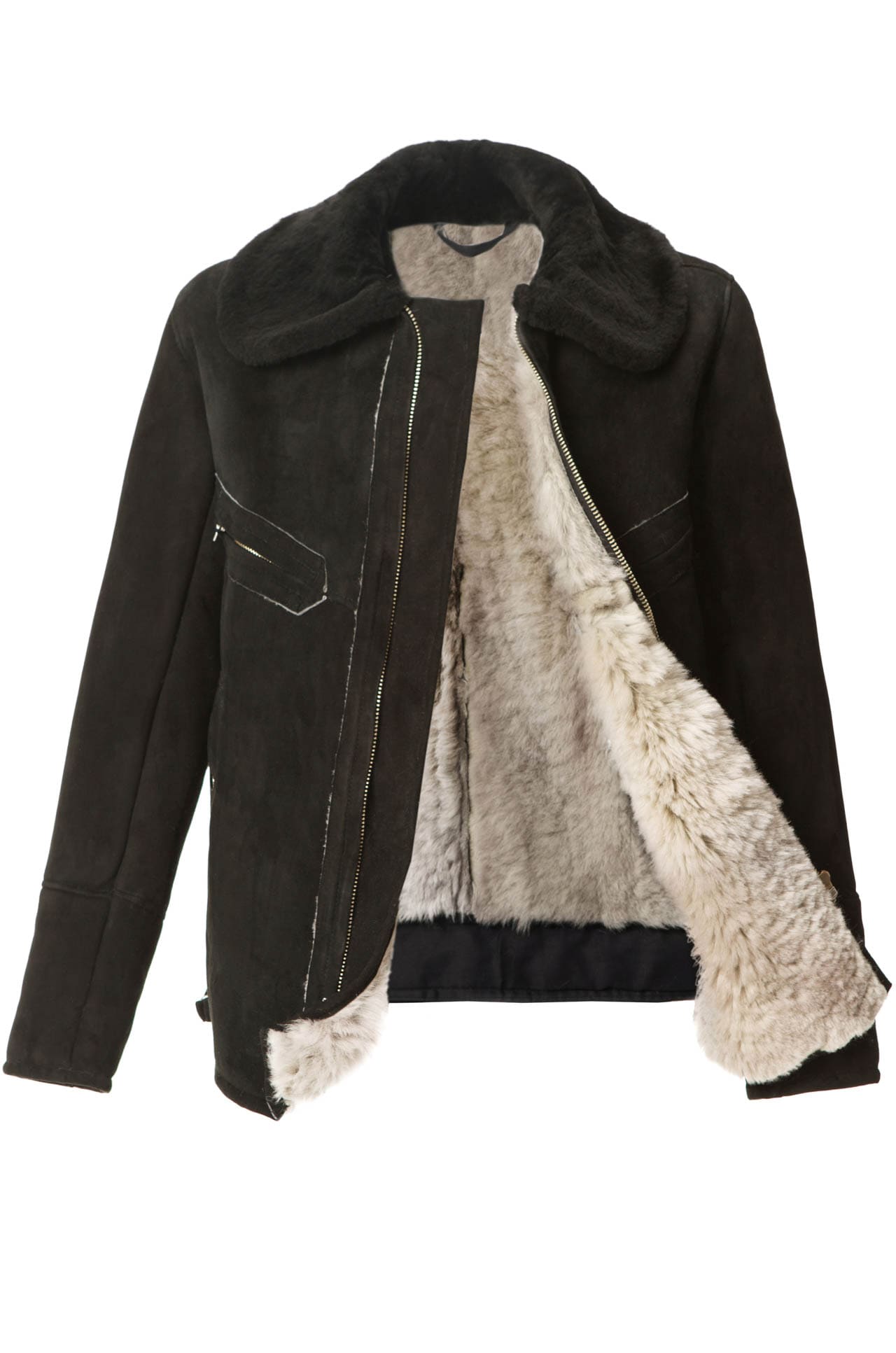 5029146 Куртка нагольная "Пилот" черная  Зимняя спецодежда  размер 58/188  - Вид №3