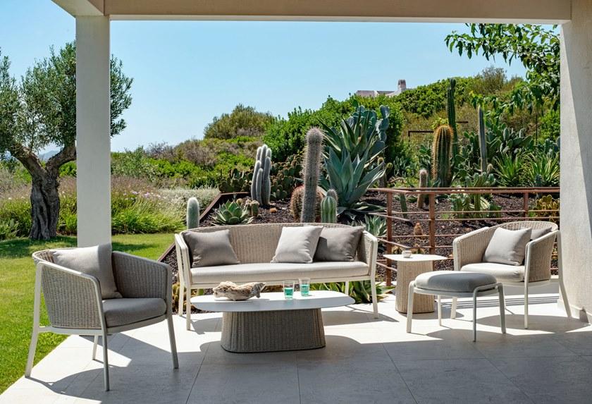 emu 2-местный садовый диван из алюминия и синтетической веревки Carousel 1219 - Вид №6