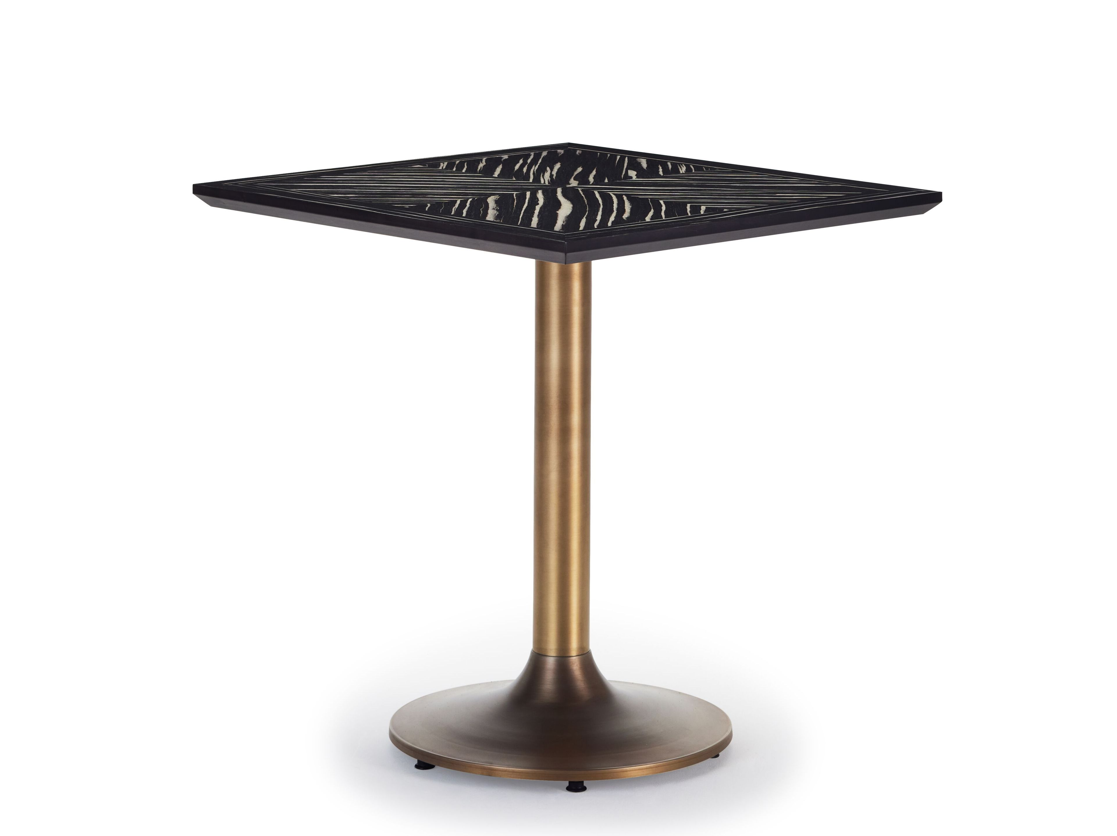 Квадратный стол из дерева и металла Papell Design гостиница ARCH-00093563