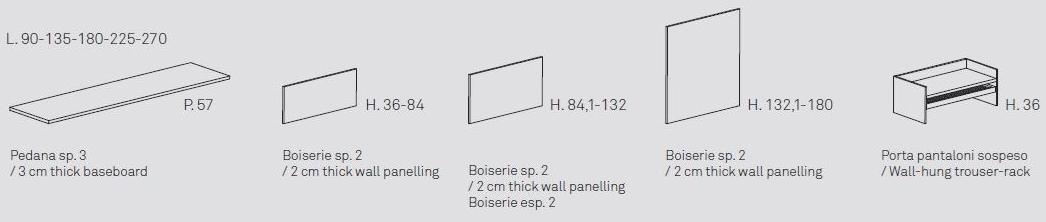 Gruppo Tomasella Модульная гардеробная ясень sun-id-1386984 - Вид №7
