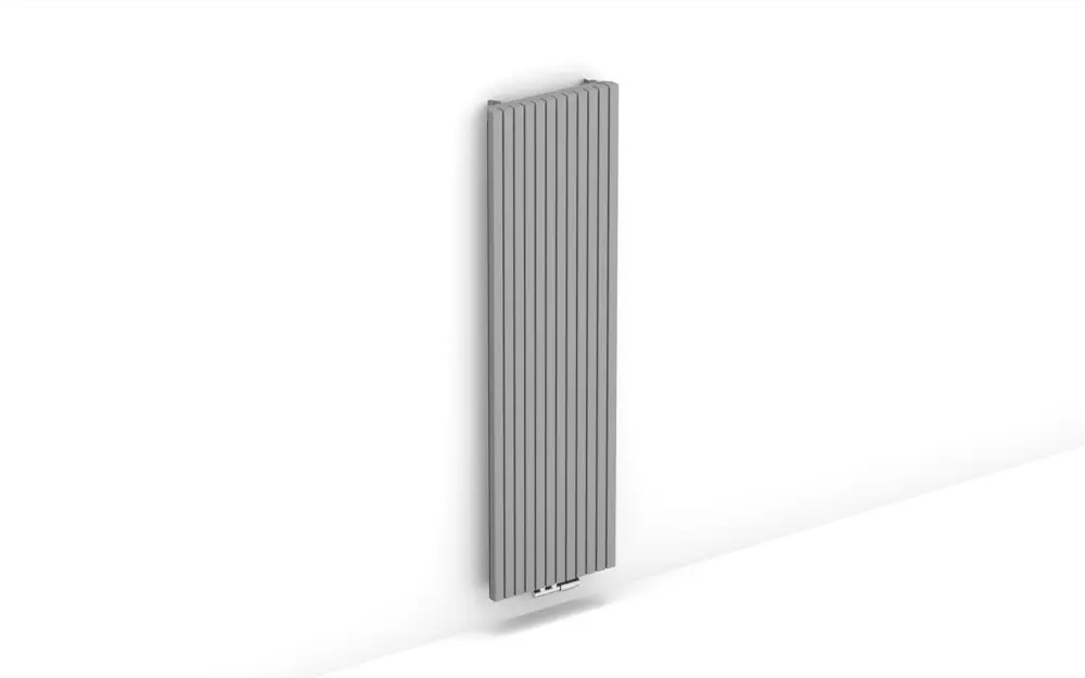 91366549 Радиатор Jaga Tetra Wall 50 0 секций 1800x330 мм. нижнее подключение сталь алюминиевый металлик STLM-0936476