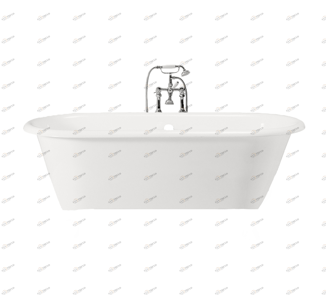 Gentry Home Bexley Cast iron bathtubs with feet Белый GH102666 