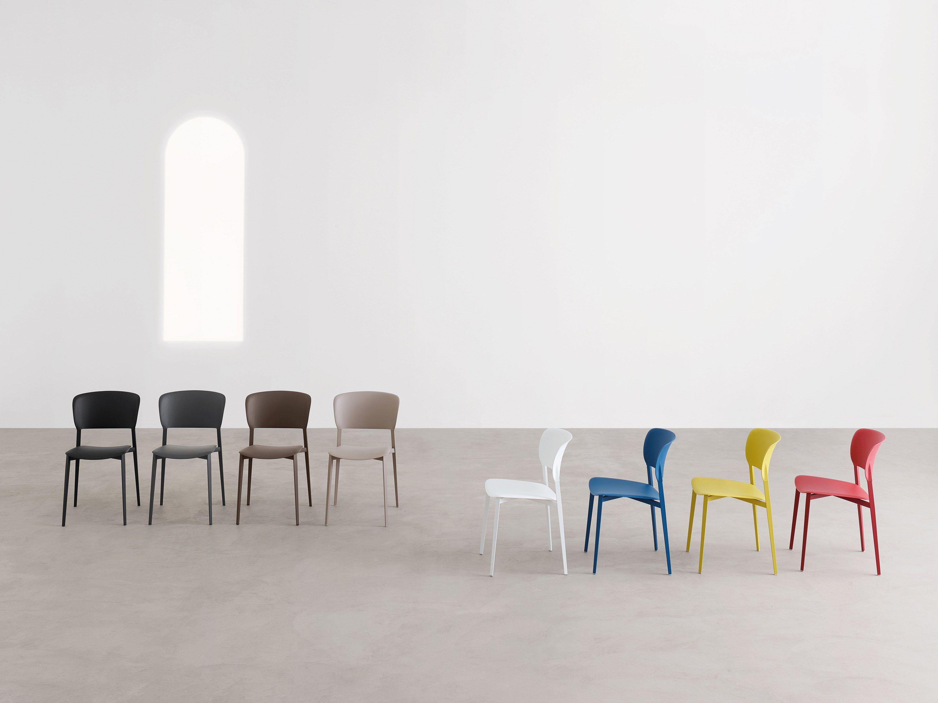 Штабелируемый стул из полипропилена с открытой спинкой Desalto ARCH-00023142 - Вид №6