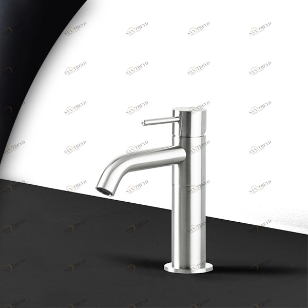 Смеситель для раковины сталь глянцевая Toki Radomonte TKS1L