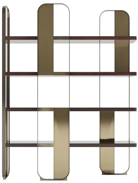 Capital Collection Самонесущий книжный шкаф из стали и дерева Giselle sun-id-1505688 - Вид №3