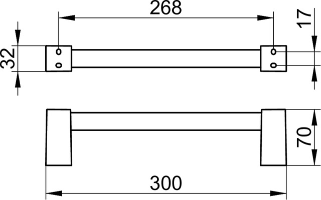 14707010000 Поручень KEUCO Smart.2 - Вид №2
