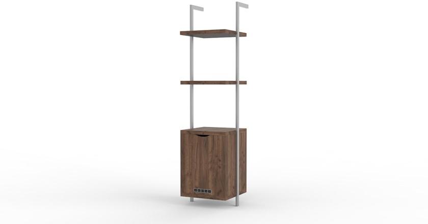 Mobilspazio Полка с креплением от пола к потолку для гостиниц Urban sun-id-1466484 - Вид №21