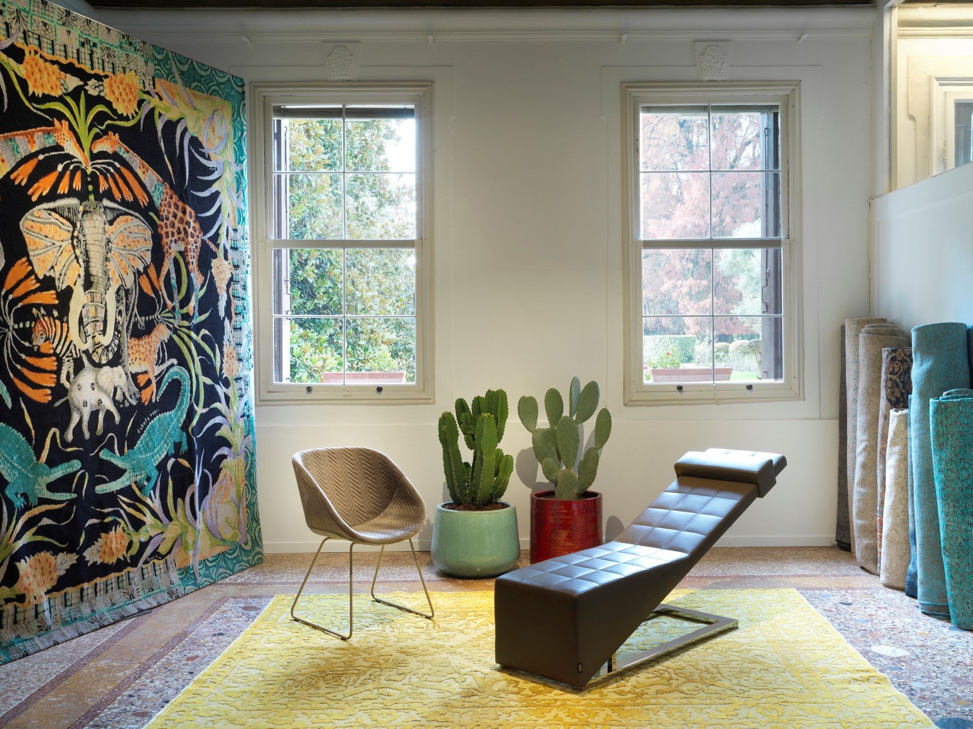 Кожаный мягкий шезлонг SITIA Sigmund ARCH-00006643 - Вид №5