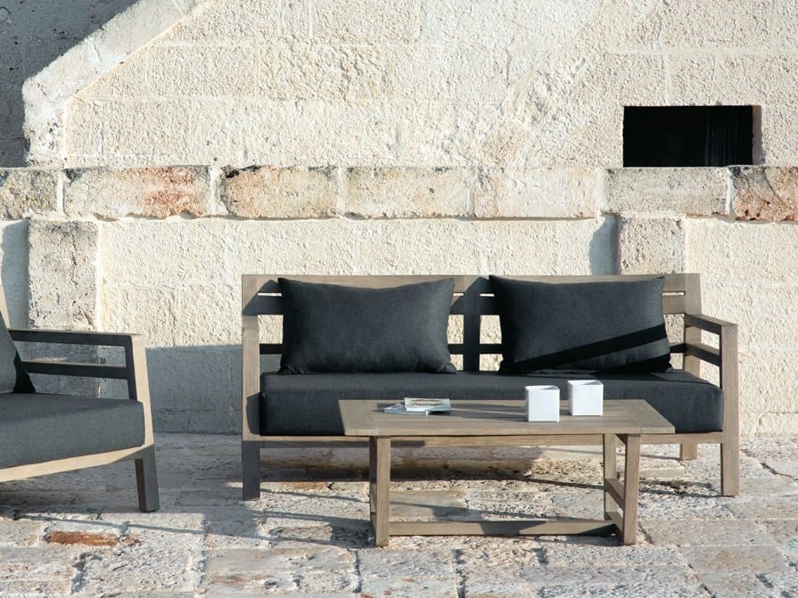 Прямоугольный садовый стол из тикового дерева Ethimo Costes ARCH-00118278 - Вид №6