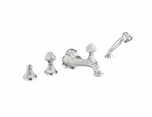 230416.B050.00 Набор для ванны с пятью отверстиями Золото 24К