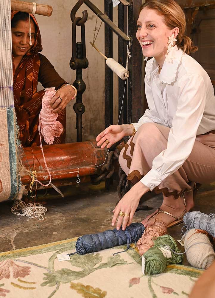 Шерстяной ковер ручной работы Jaipur Rugs Jardins du Monde ARCH-00102788 - Вид №1