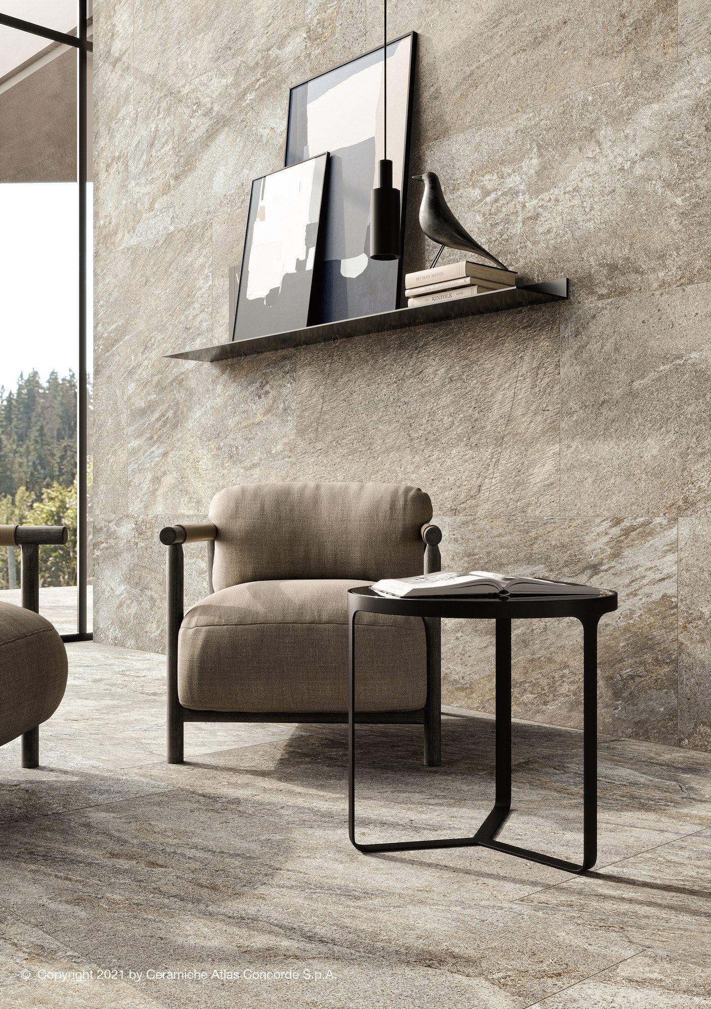 Пол / облицовка керамогранита с эффектом камня Atlas Concorde Norde ARCH-00026085 - Вид №32