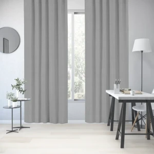 Штора на ленте Inspire Arona 200x280 см цвет серый