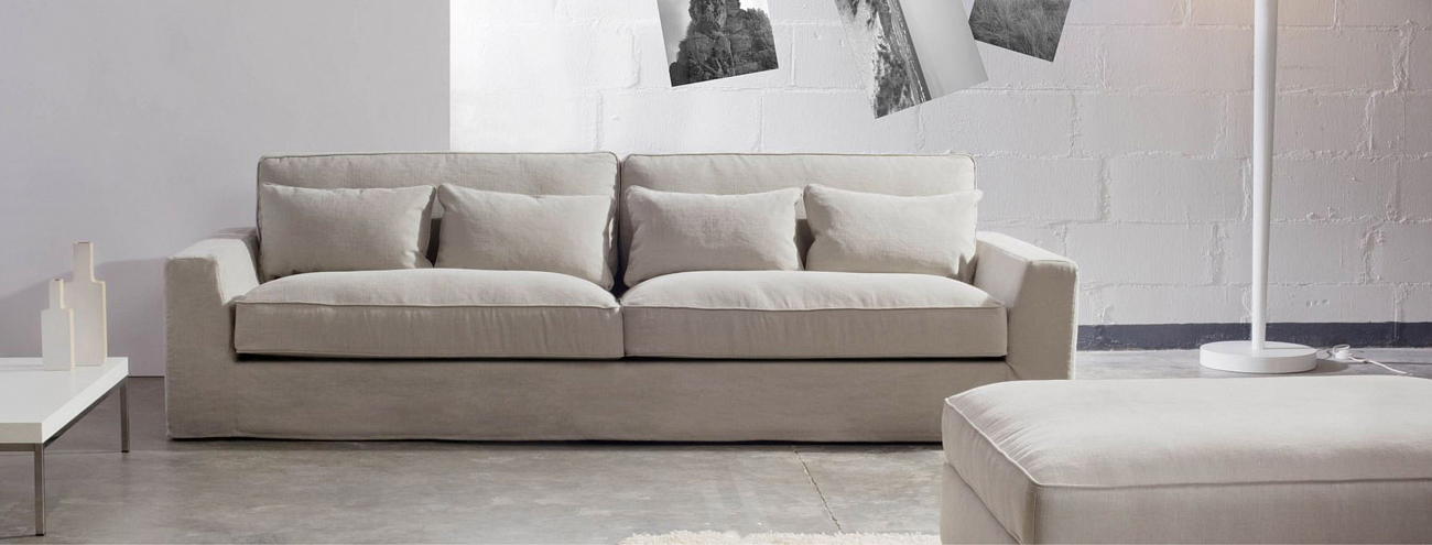 Диван New York прямой голубой SITS ДИЗАЙНЕРСКИЕ, NEW YORK 192221 Белый  - Вид №2