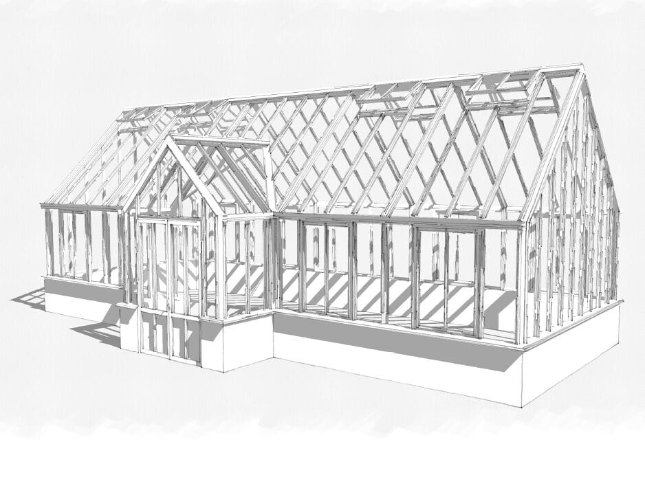 Алюминиевая Садовая теплица VANSTA розы ARCH-00088558 - Вид №6