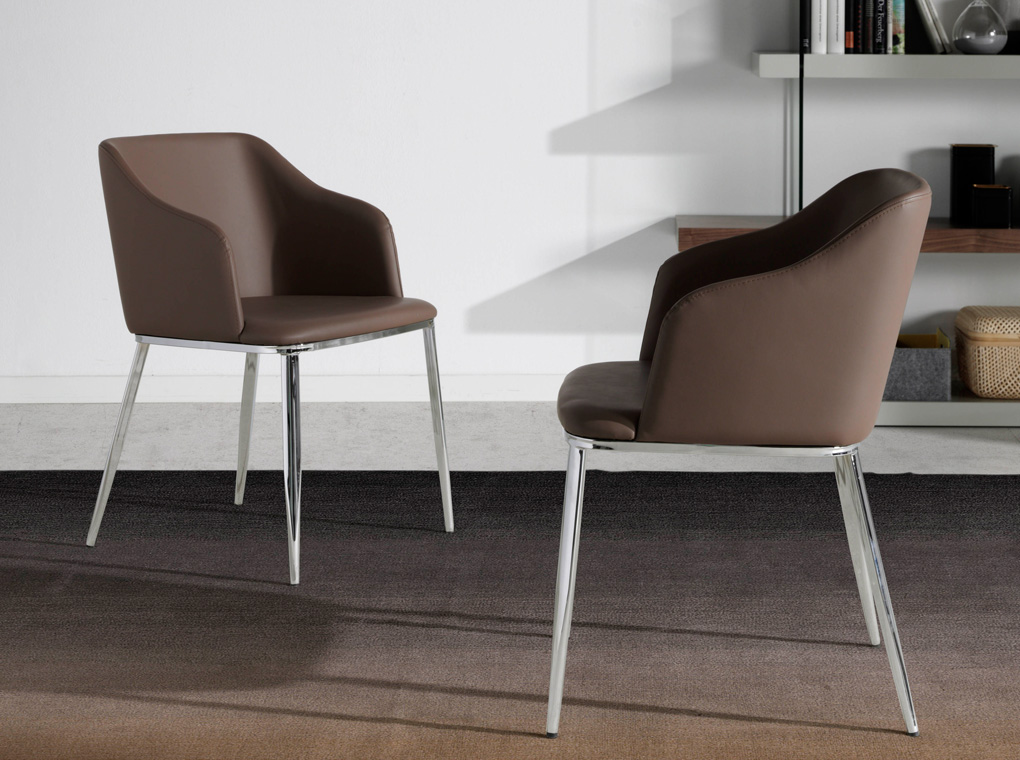 063674 Стул коричневый Angel Cerda F3201  - Вид №1