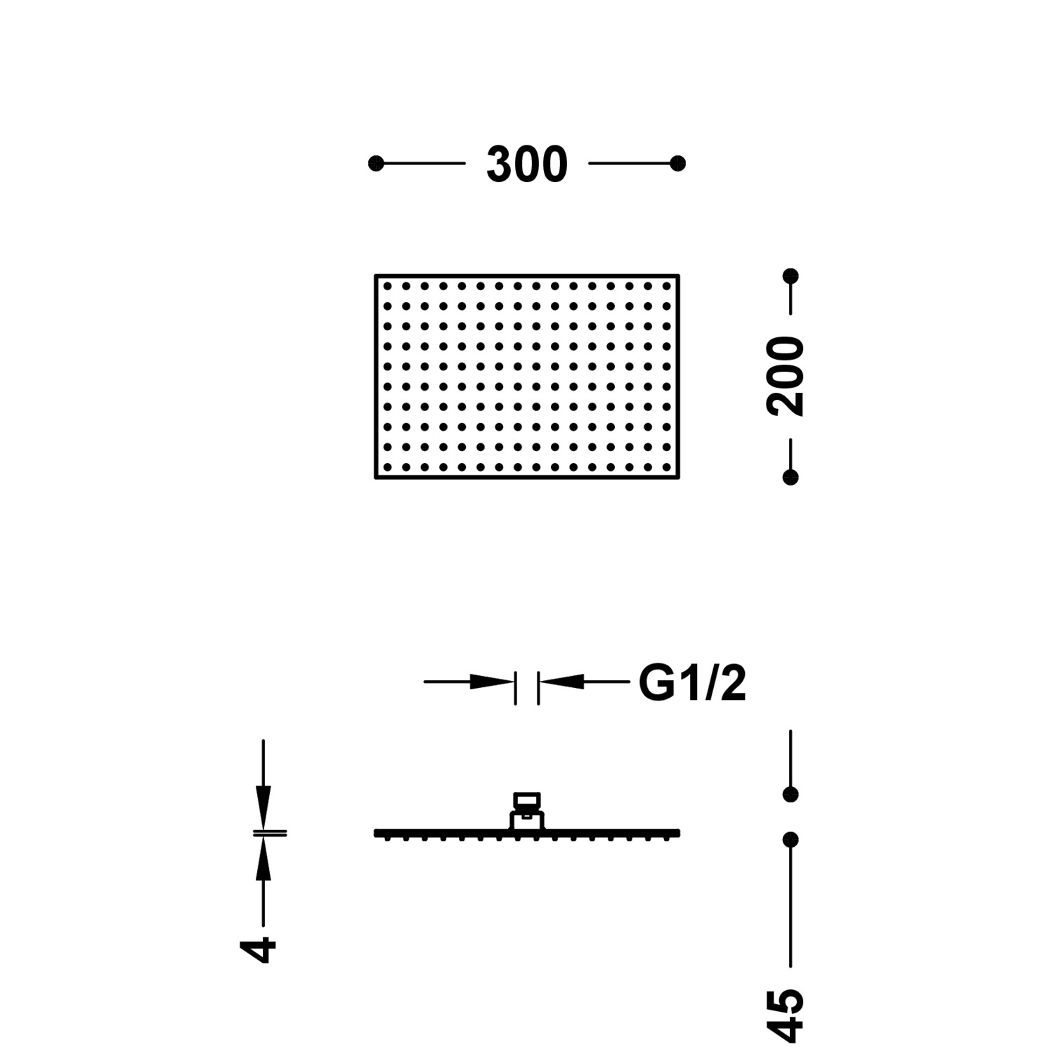 Насадка для душа-134315007KMB TRES Showers - Вид №1