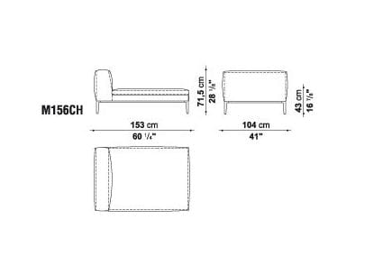Кожаный угловой диван B&B Italia Michel ARCH-00098797 - Вид №21