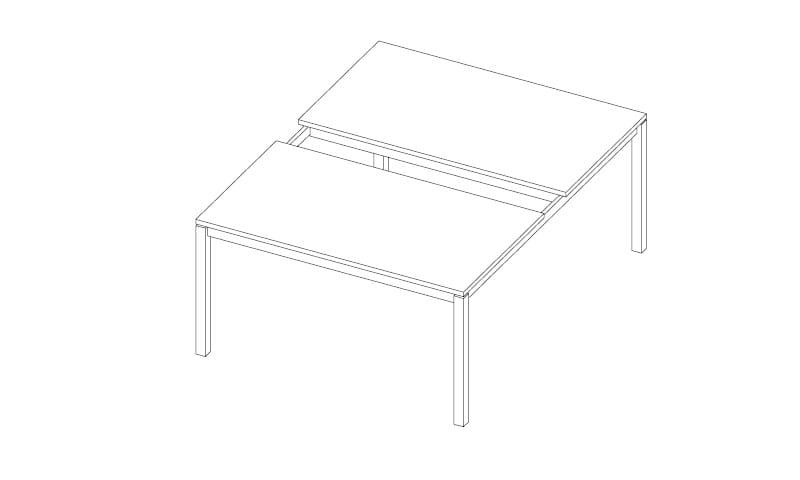 Модульный рабочий стол Quadrifoglio Group дизайн-офис ARCH-00089584 - Вид №16
