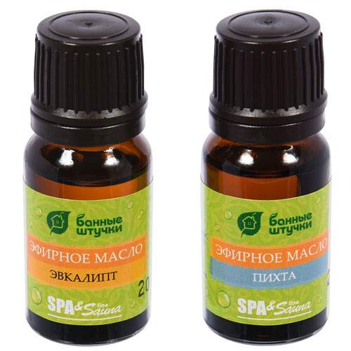 Банные штучки Набор масел из 2-х флаконов (Эвкалипт+пихта) 5278 - Вид №1