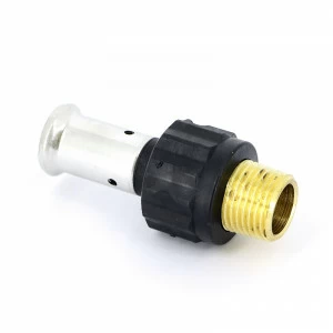 Муфта пресс-Н PVDF HENCO 16x1/2"