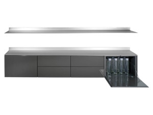 Оборудованная стена с ТВ-стойкой