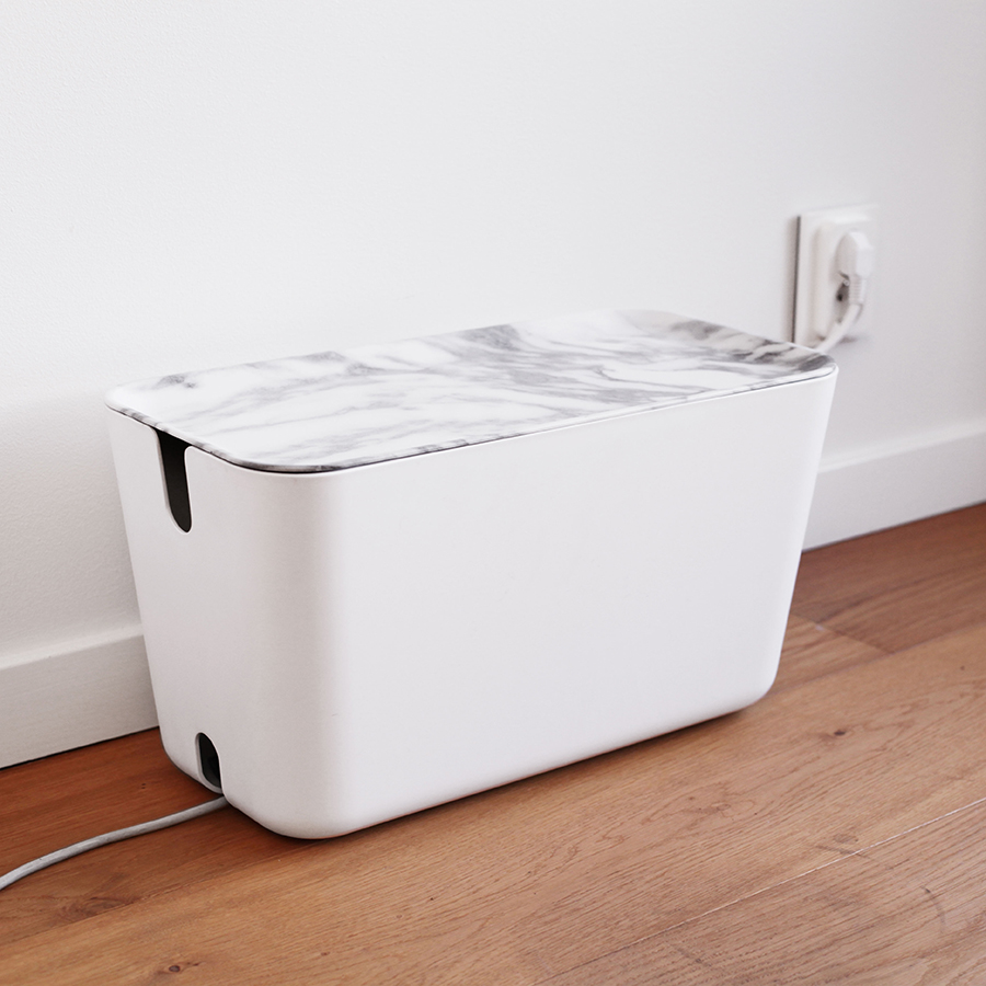 Органайзер для проводов CableBox большой белый-серый Bosign 240106 - Вид №5