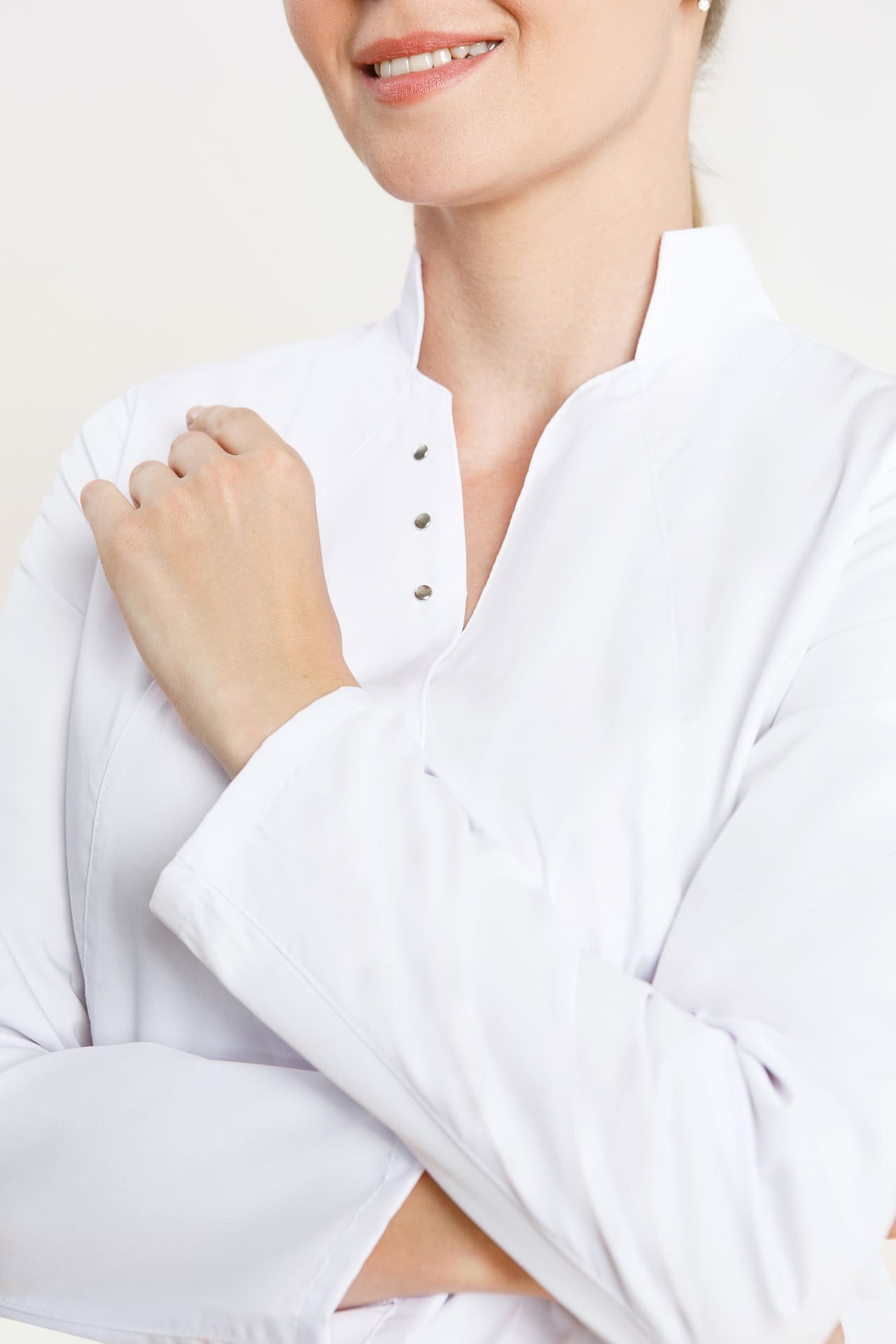 4957339 Халат "Элегант" белый  Медицинская одежда  размер 58 Спецодежда  - Вид №5