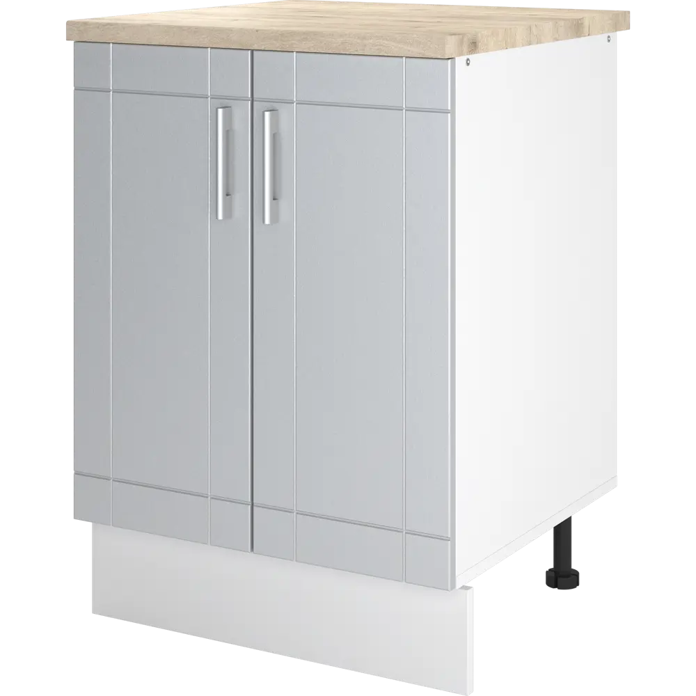 Шкаф напольный Тортора-4 60x86x60 см ЛДСП цвет серый Santreyd STLM-2100988