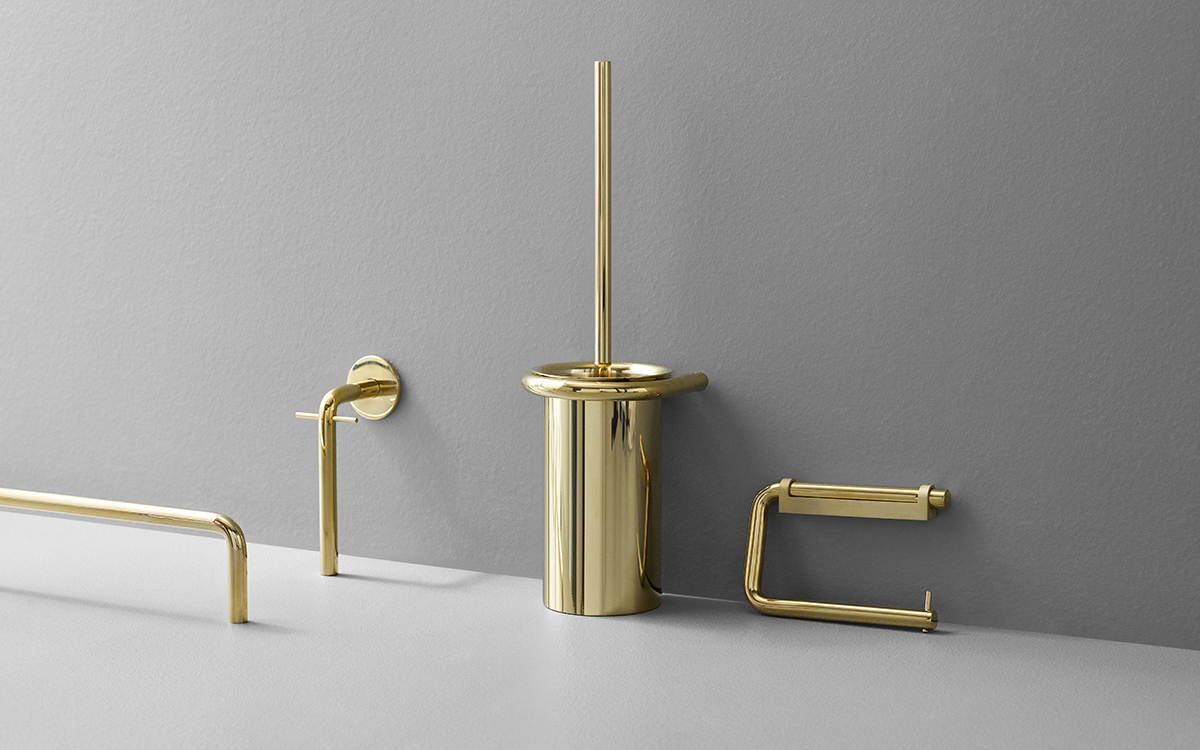15705001305 Вешалка для полотенец - латуньd line Knud Holscher  - Вид №1