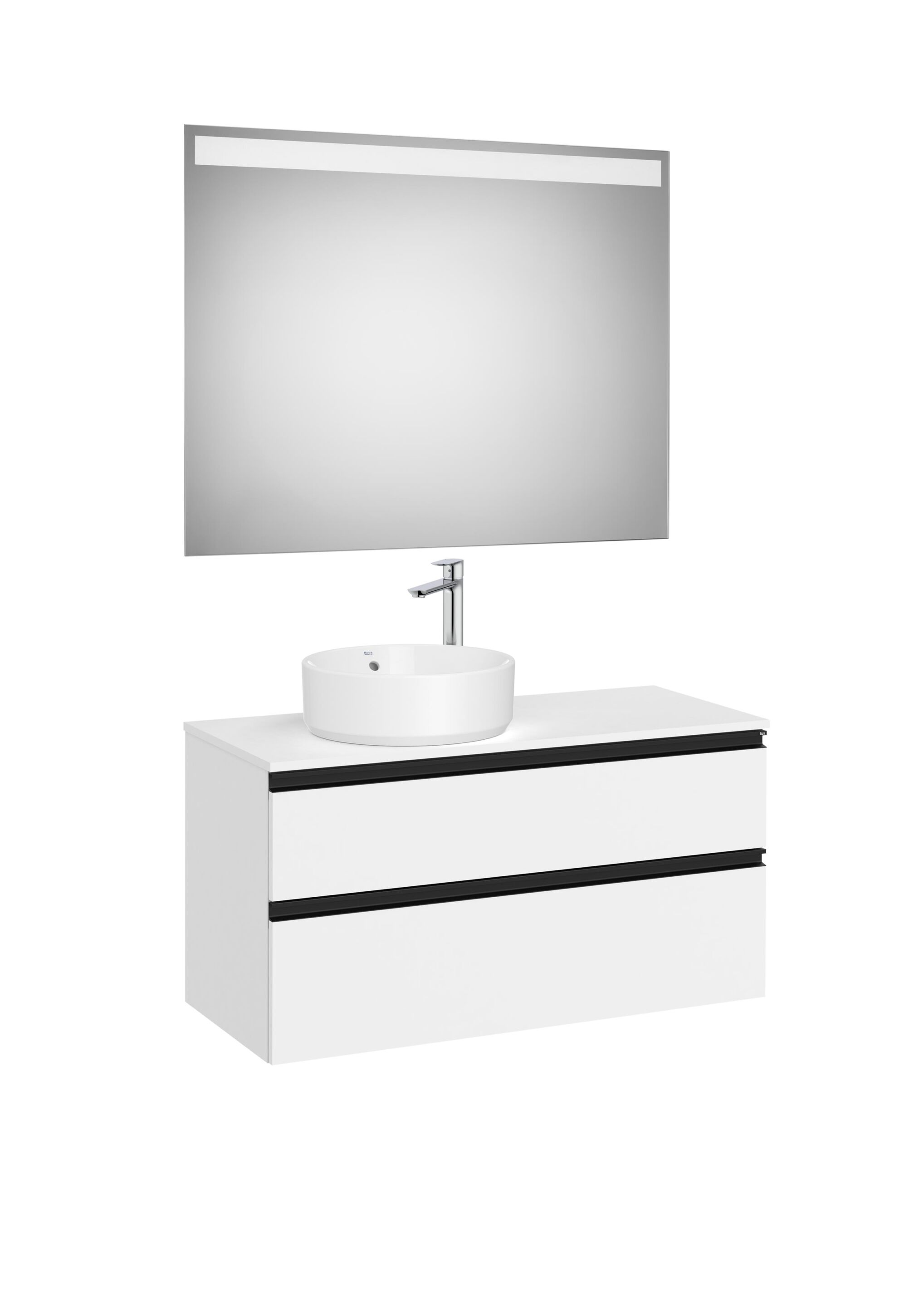 Деревянный шкаф для умывальника с зеркалом и столешницей Roca The Gap ARCH-00120591 - Вид №18