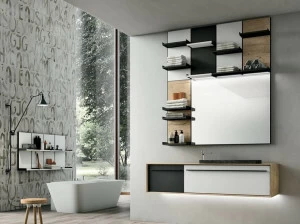 Gruppo Geromin Тумба под умывальник с зеркалом Suite