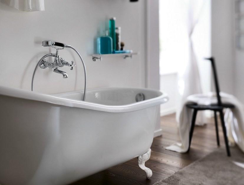 Nobili Rubinetterie Настенный смеситель для ванны с ручным душем Carlos primero Cp210cr - Вид №1