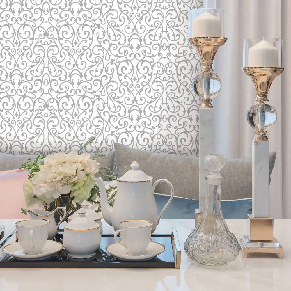 Обои флизелиновые Dolce 1.06х10 м цвет серый ED 5001-07 EURO DECOR STLM-2049028 - Вид №2
