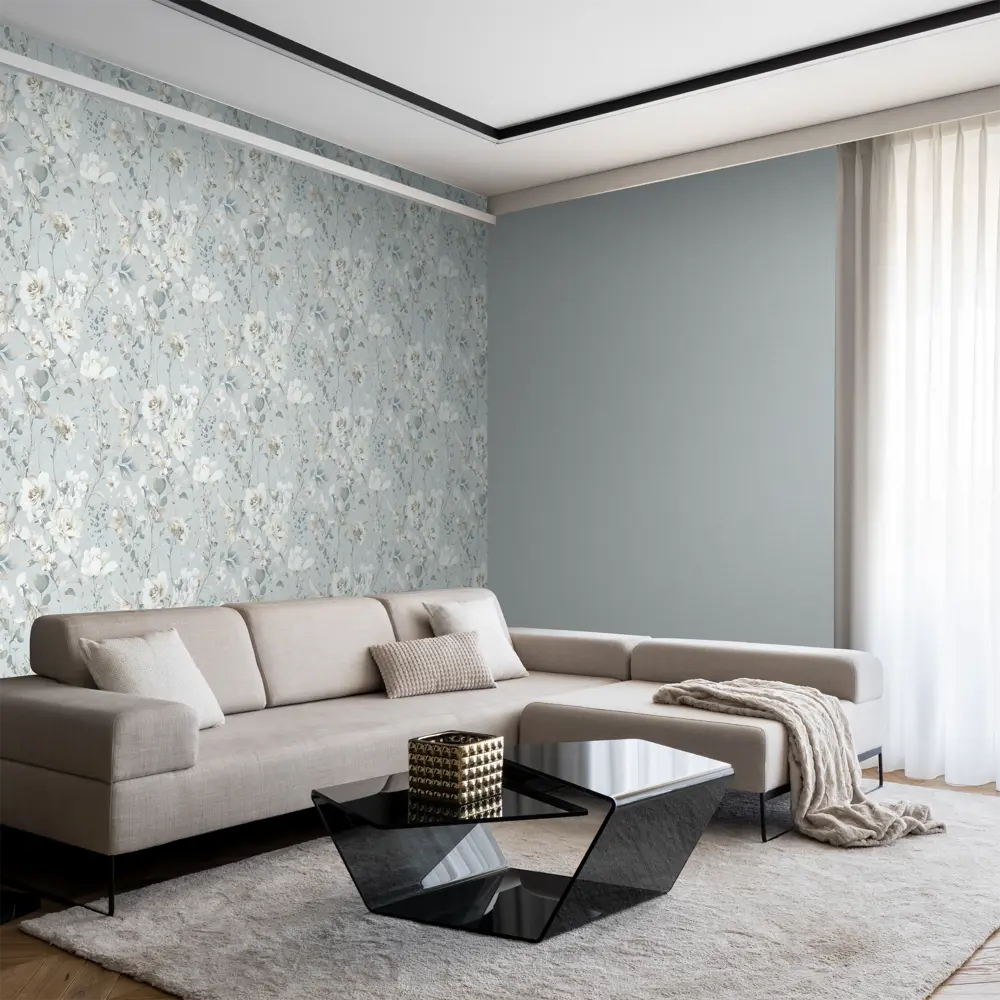 Обои флизелиновые Ateliero Garden голубые 1,06х10 м At283244 STLM-2016897 - Вид №3