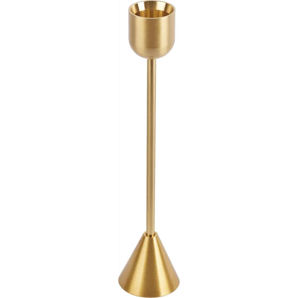 Подсвечник металл 19 см цвет золотой Santreyd STLM-2178941