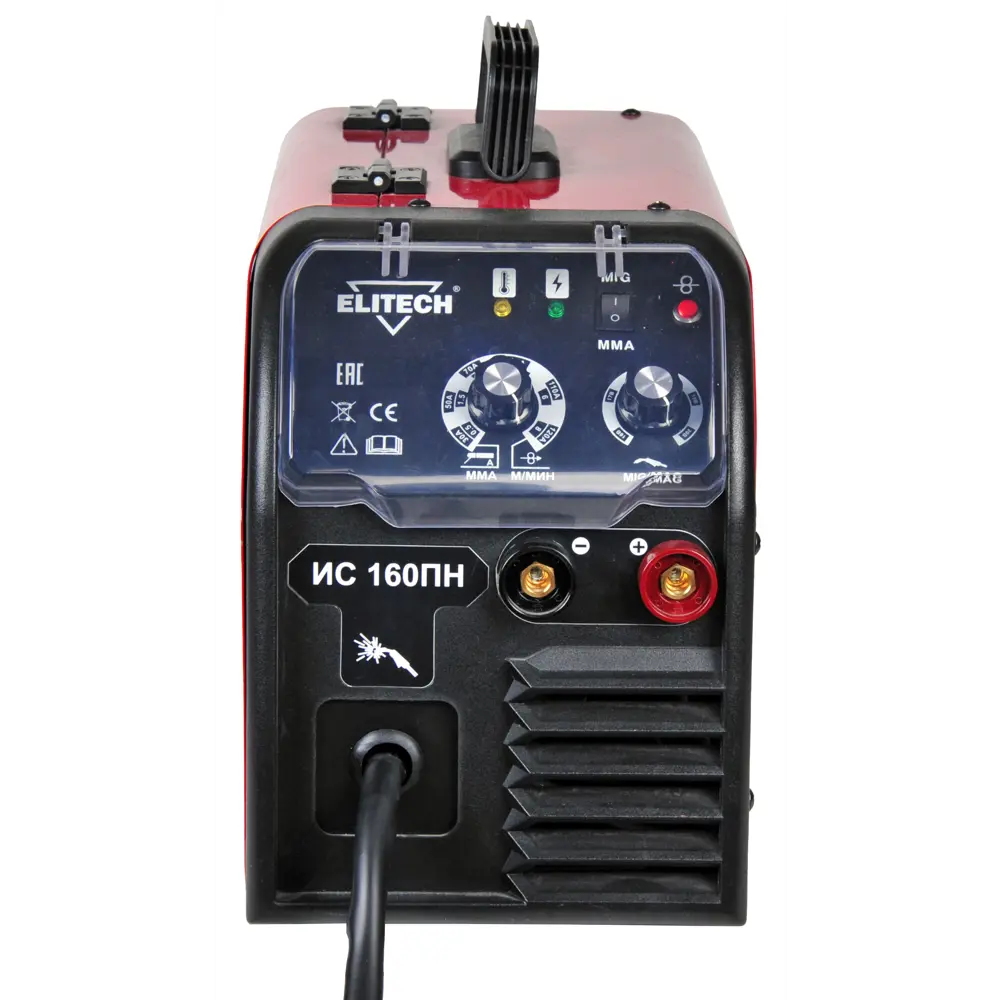 Сварочный аппарат инверторный Elitech 160ПН E1703.002.00, 120 А, 3.2 мм STLM-2013963 - Вид №4