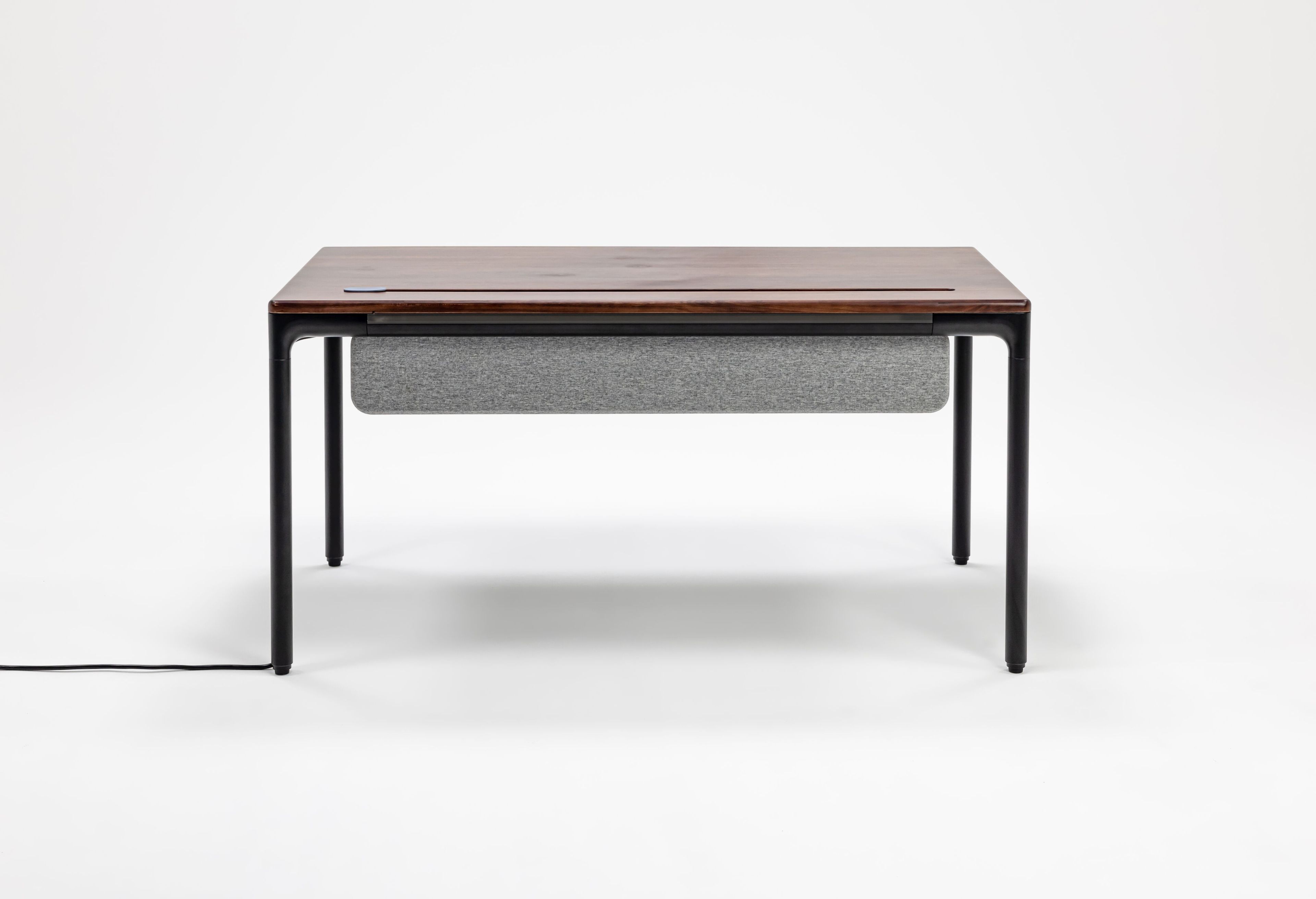 Стол с регулируемой высотой из грецкого ореха Beflo TENON PREMIUM ARCH-00051185