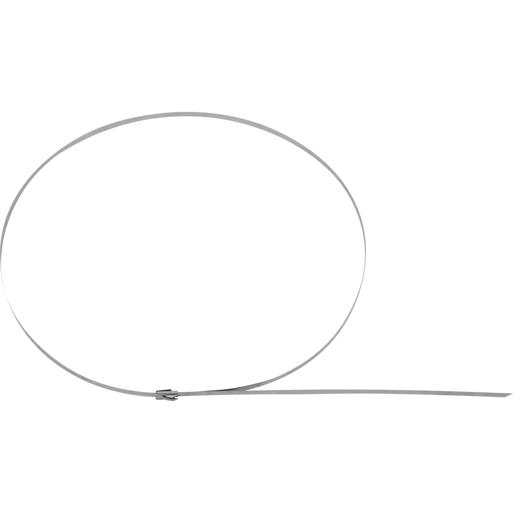 Кабельная стяжка 4.6x1000 мм сталь цвет серый 2 шт Santreyd STLM-2182887 - Вид №1