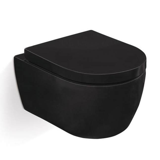 СТ2038black Подвесной унитаз безободковый SSWW CT 