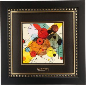 10651623 Goebel Картина "Кpуги в кpуге" Фарфор