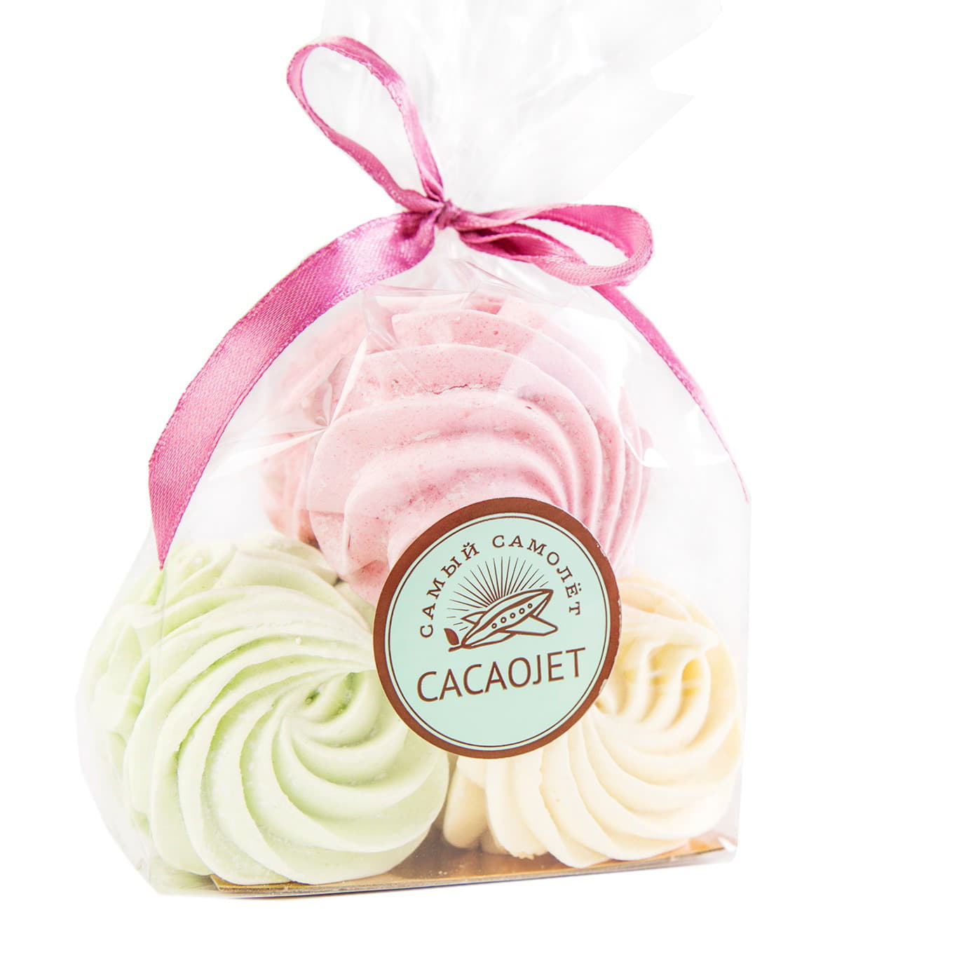 Зефир ручной работы Ассорти CACAOJET 130 г Santreyd 10452 - Вид №1