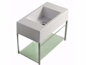 Хромированный латунный подвесной умывальник