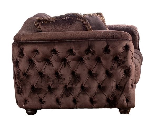 Диван Bellissimo прямой коричневый UNICO ДИЗАЙНЕРСКИЕ 249117 Коричневый  - Вид №1