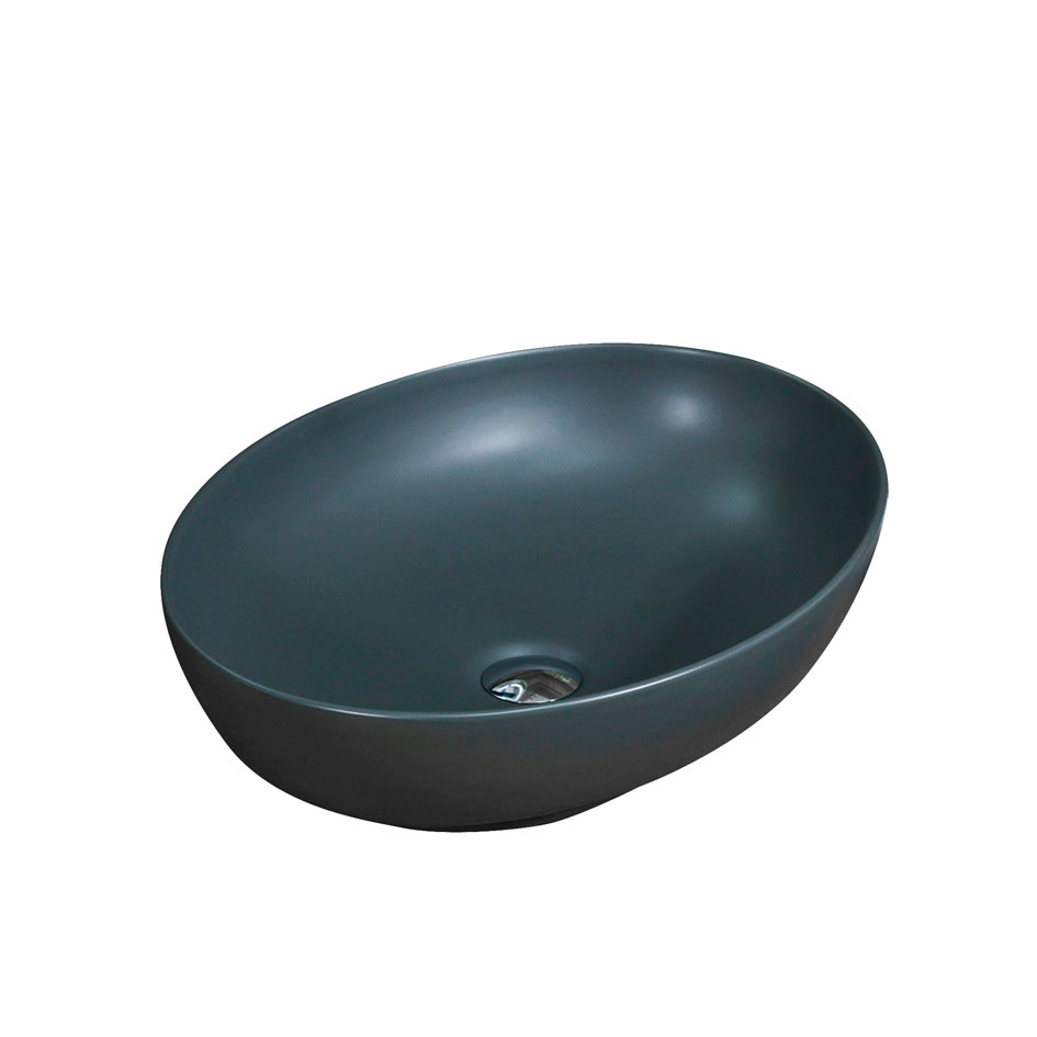 Накладная раковина melana mln-320316mdg матовая темно-серая 320316MDG-805 - Вид №1