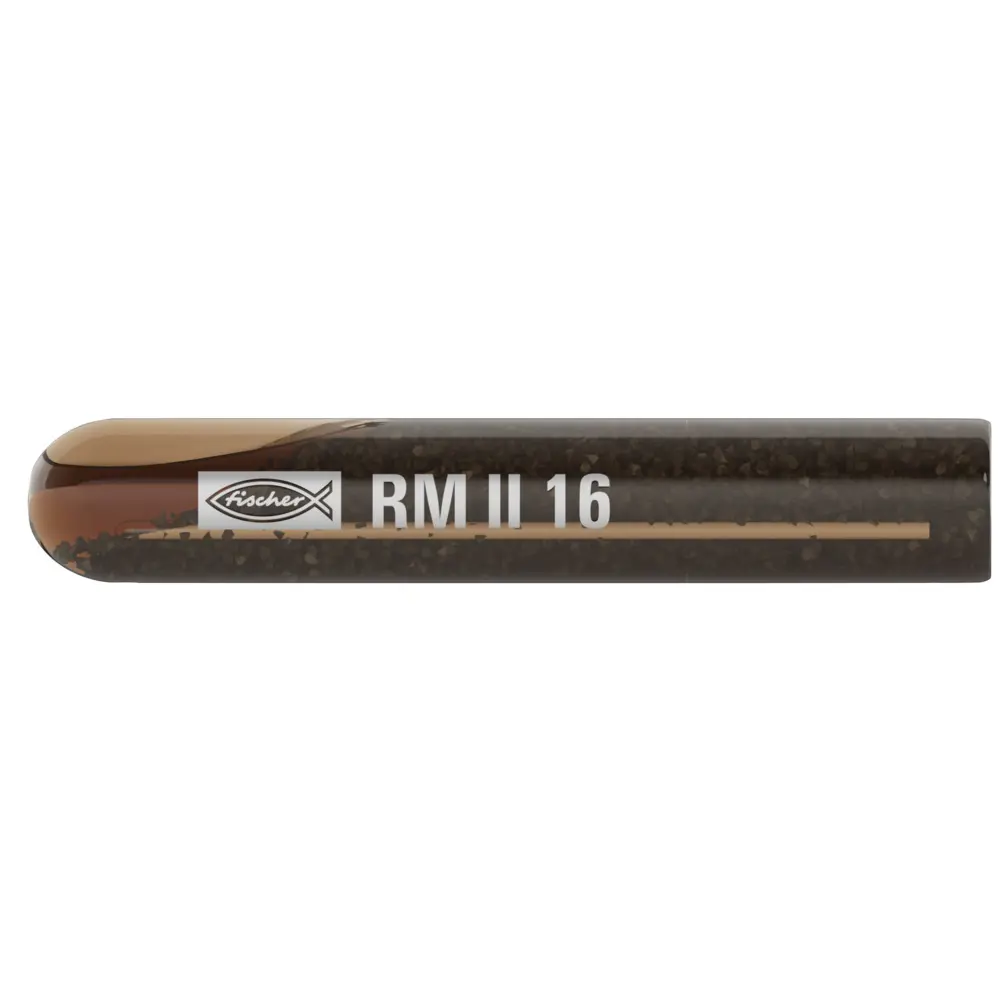 Капсула химическая Fischer RM II 16 для полнотелых материалов, 16x125 мм, 10 шт STLM-2055420