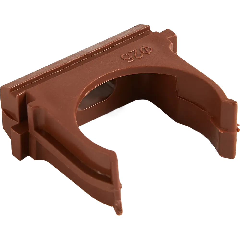 Крепеж-клипса Santreyd для труб 25 мм, цвет бук, 10 шт 88582229 STLM-1431697