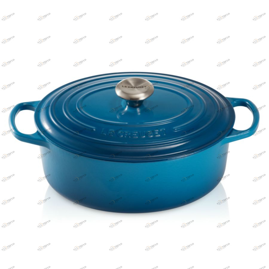 Утятница чугунная Le Creuset, Ø29 см, голубая 21178292002430