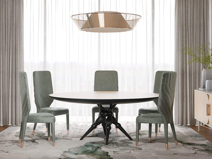 Jetclass Круглый обеденный стол из дерева  Jsr201 (a/b)  - Вид №2