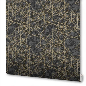 Обои флизелиновые New Age Quartz черные 1.06 м NA8758-25